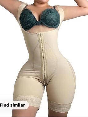 Fit Doll Collection Fajas (Peachy Doll) Wide Strap size xs but fits xxs beige